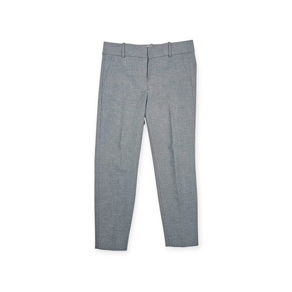 🛍️ J. Crew "Cameron" Slim Crop Pants - Women's 6 - Gray Stretch - Picture 1 of 11